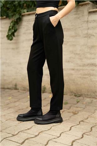 Bel Lastik Basıc Pantolon