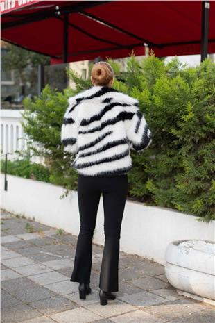 Bel Lastik Detay Düğmeli Pantolon