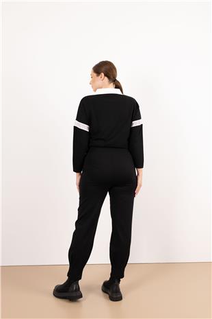 Bel Paça Lastik Detay Basıc Pantolon