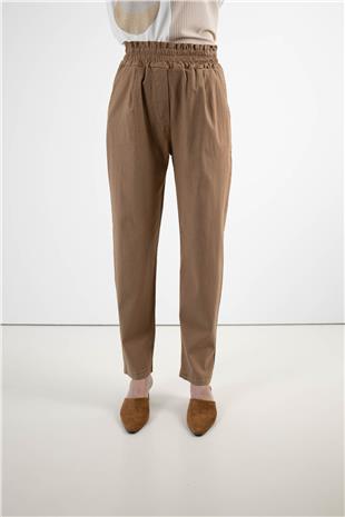 Beli Büzgülü Pantolon