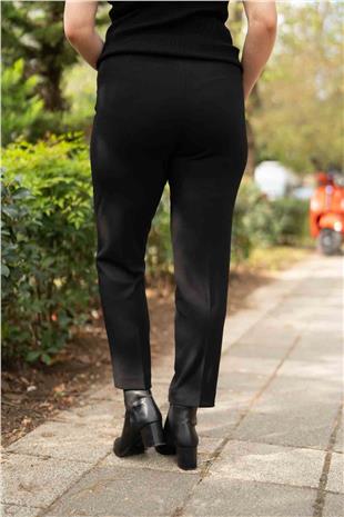Beli Lastikli Krep Pantolon