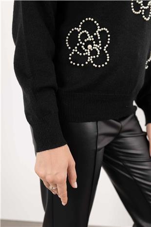 Boncuk İşleme Detay Triko