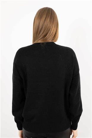 Boncuk İşleme Detay Triko