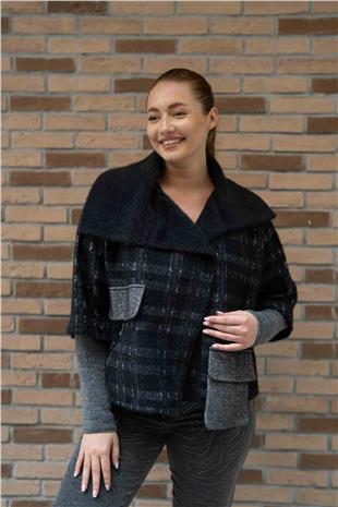 Cep Detay Kare Desen Mont