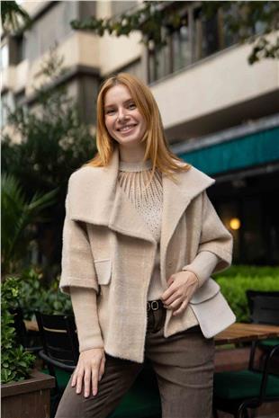 Cep Detay Kare Desen Mont