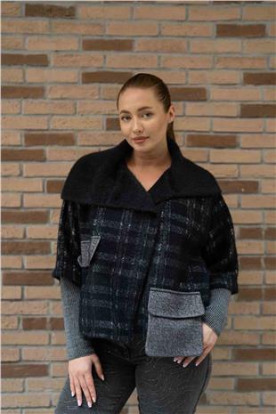 Cep Detay Kare Desen Mont