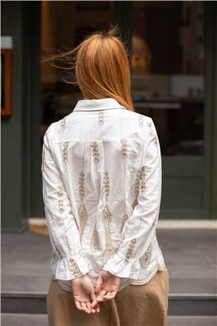 Dore Nakışlı Gömlek