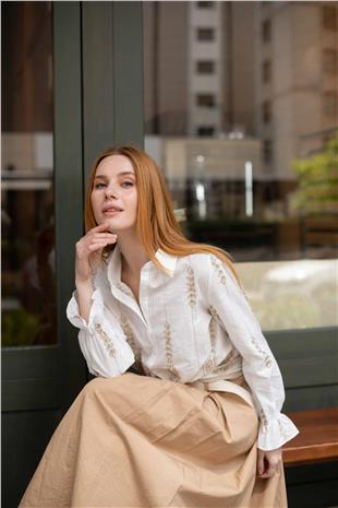 Dore Nakışlı Gömlek