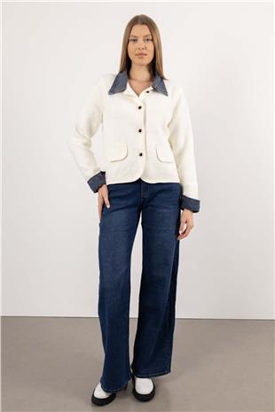 Geniş Paça Jean Pantolon