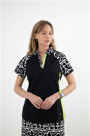 Gömlek Yaka Kısa Kol Tişört