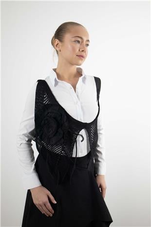 Gül İşleme Detay Bolero