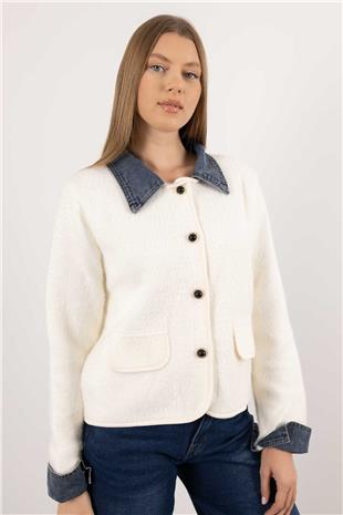 Jean Parça Detay Ceket