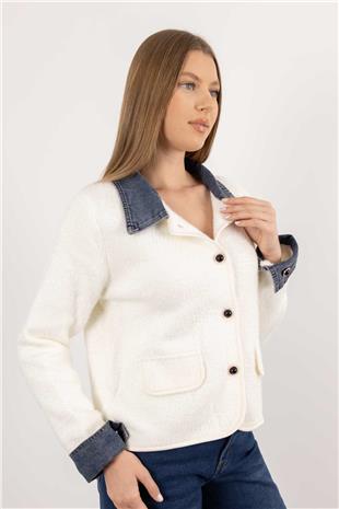 Jean Parça Detay Ceket