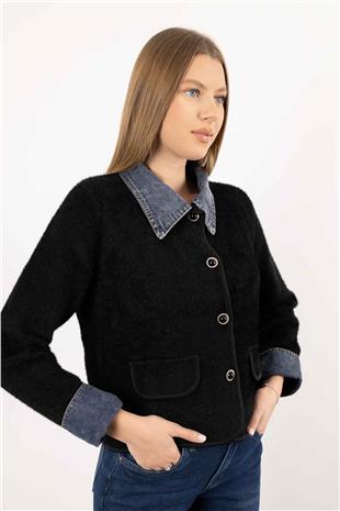 Jean Parça Detay Ceket