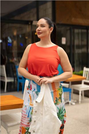 Kalın Askılı Bisiklet Yaka Atlet