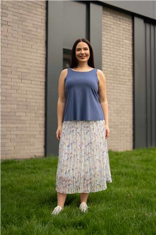 Kalın Askılı Bisiklet Yaka Atlet