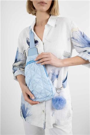 Kare Desenli Tek Kol Çapraz Çanta