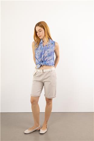 Kemer Detay Bermuda Şort