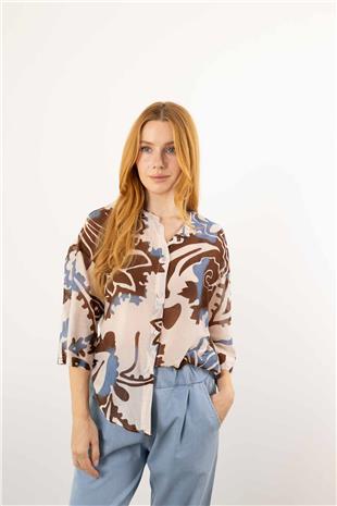 Ön Bağlama İşleme Detay Gömlek