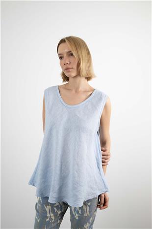 Önü Keten Arkası Penye Atlet