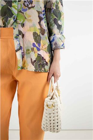 Örgü Desen El Çantası