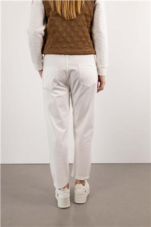 Paça Bel Gold Düğme Detay Pantolon