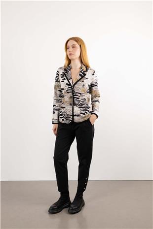 Paça Bel Gold Düğme Detay Pantolon