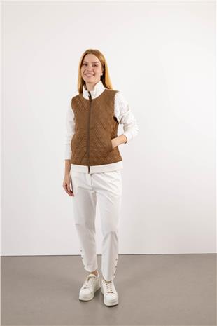 Paça Bel Gold Düğme Detay Pantolon