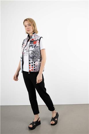 Paça Düğme Detay Oversize Pantolon