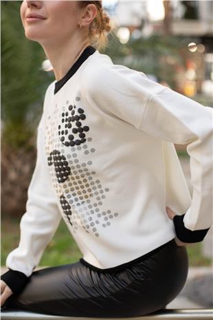 Puantiye Kabartma Desen Kazak