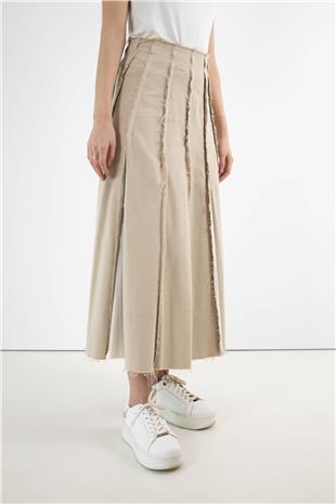 Saçaklı Fileli Etek