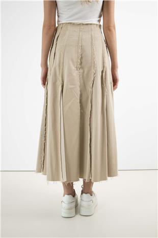 Saçaklı Fileli Etek