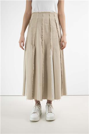 Saçaklı Fileli Etek