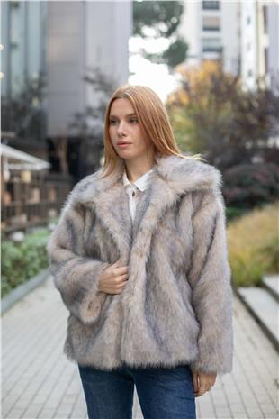 Şal Yaka Sisli Kaban