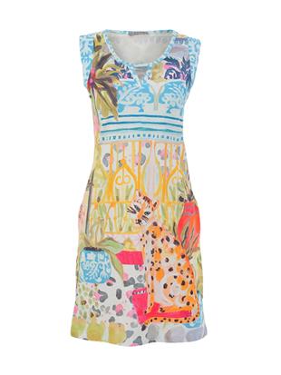 Sıfır Kollu Cep Detay Kadın Elbise