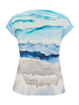 Taş Detay Desenli Kadın Bluz