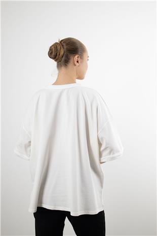 Yaka Taş Detay Bluz