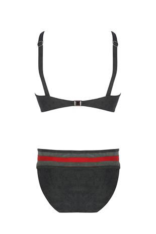 V Yaka Ayarlanabilir Askılı Bikini
