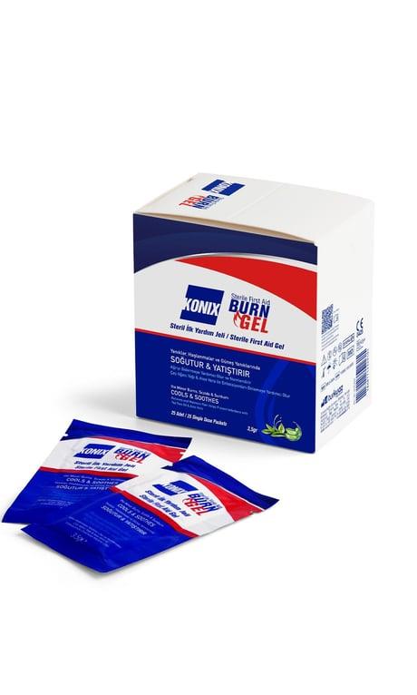 Konix 3,5 gr Steril İlk Yardım Yanık Jeli - 25'li