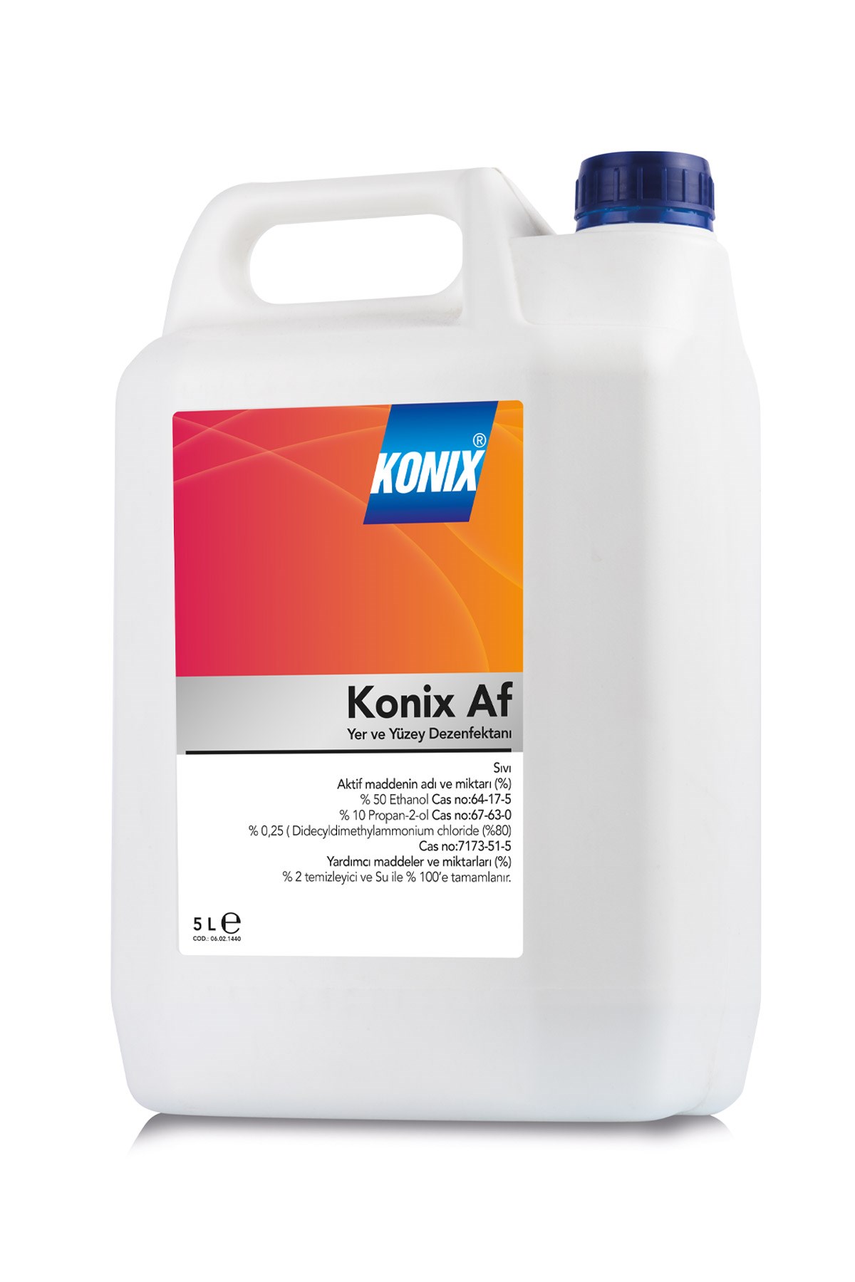 KONİX AF KULLANIMA HAZIR ALKOL BAZLI MEDİKAL VE TIBBİ CİHAZ YÜZEY DEZENFEKTANI