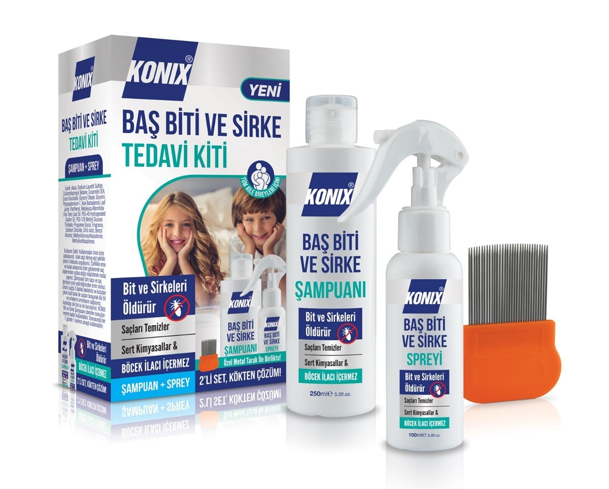 KONIX BAŞ BİTİ VE SİRKE TEDAVİ KİTİ