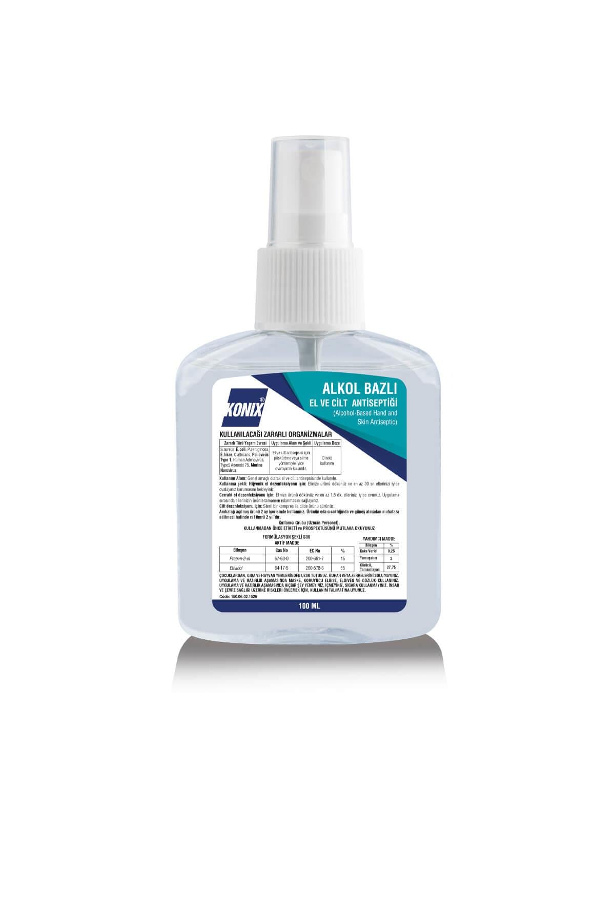 KONİX EL VE CİLT ANTİSEPTİĞİ 100 ML