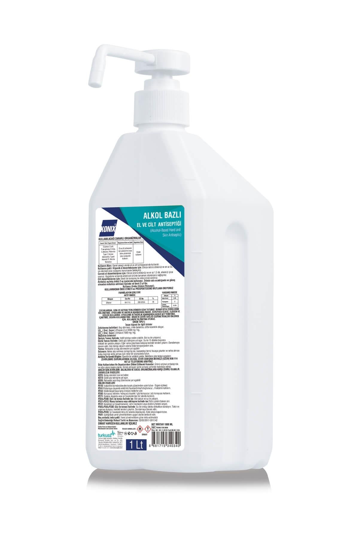 KONİX EL VE CİLT ANTİSEPTİĞİ 1000 ML