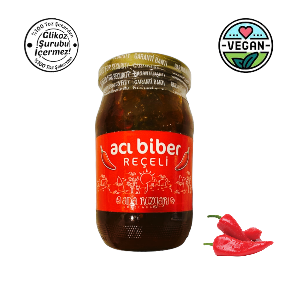 Gökçeada Acı Biber Reçeli 400 gr.