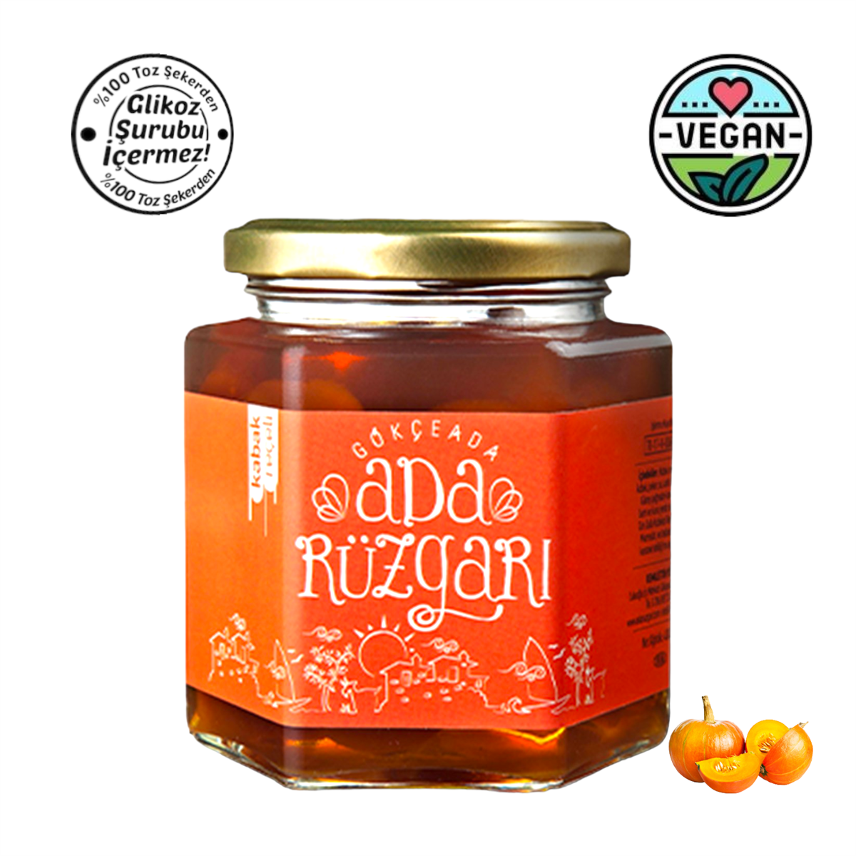 Gökçeada Çıtır Kabak Reçeli 400 gr.