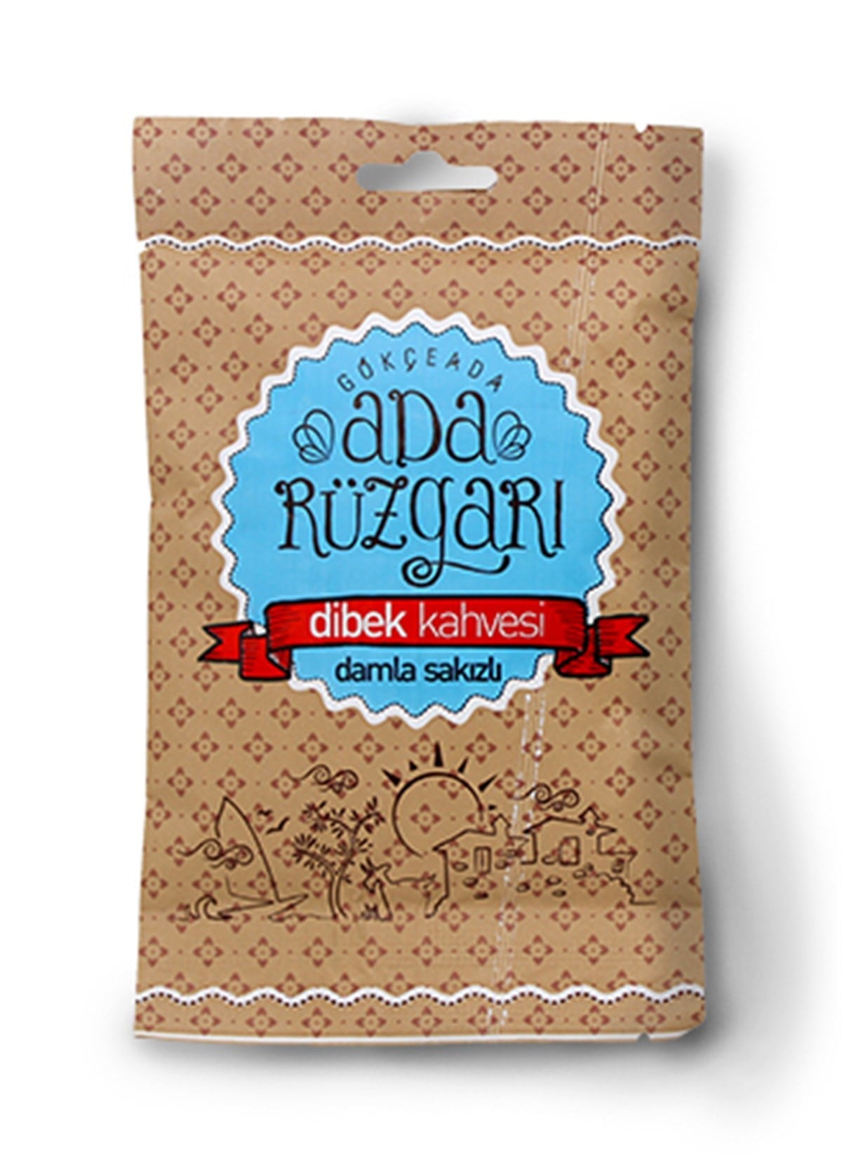 Gökçeada Damla Sakızlı Dibek Kahvesi Paket 100 gr.