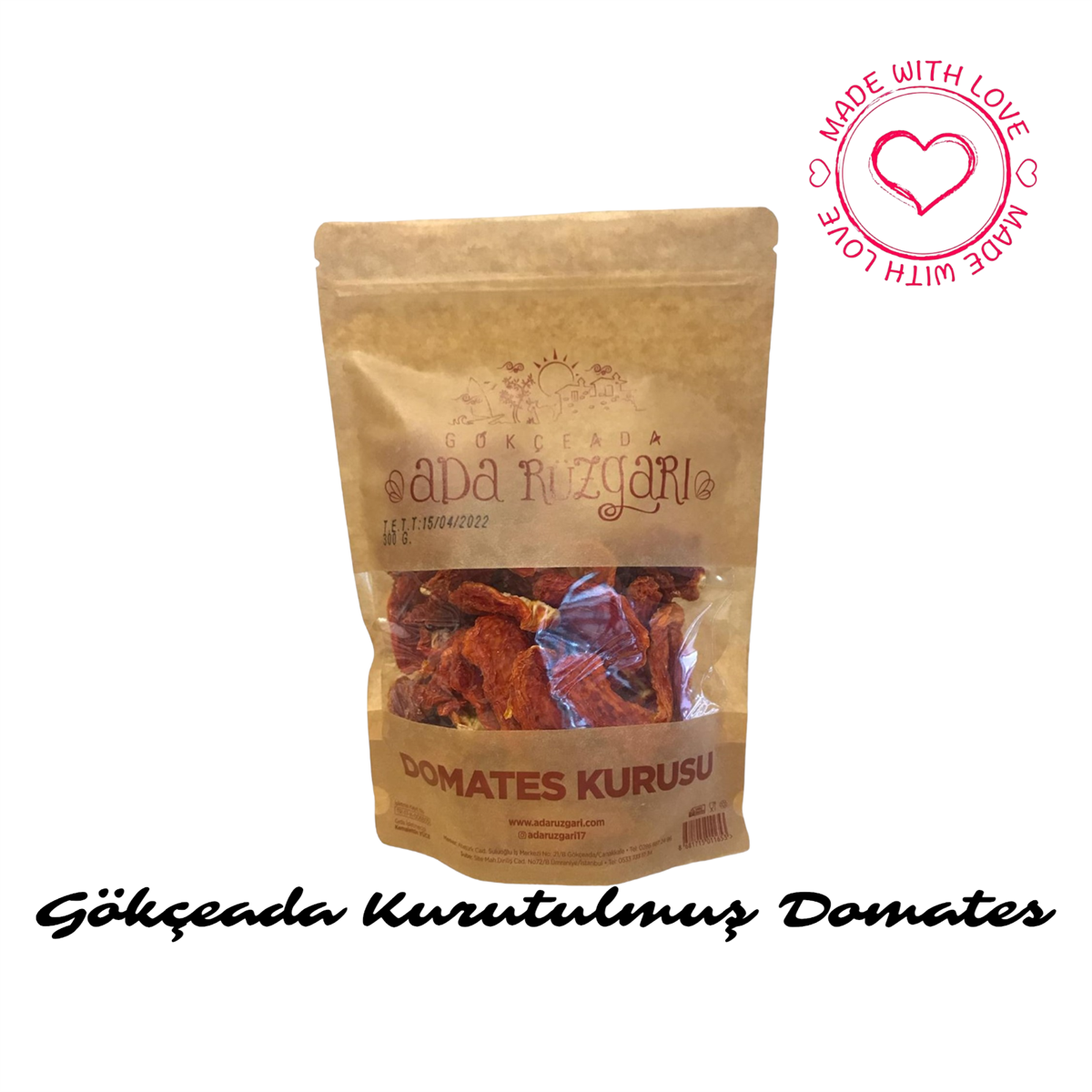 Gökçeada Domates Kurusu 300 Gr.