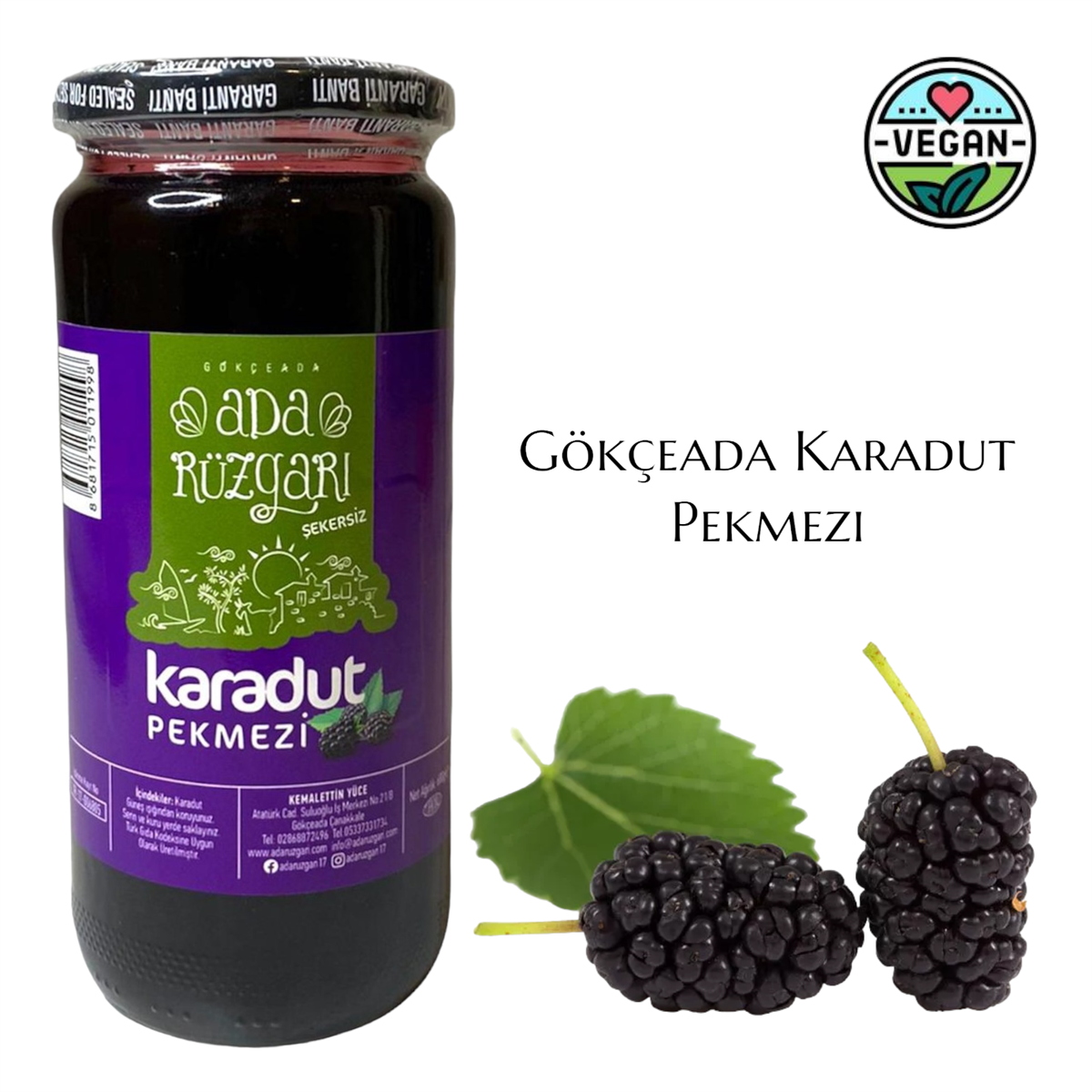 Gökçeada Karadut Pekmezi 680 gr.