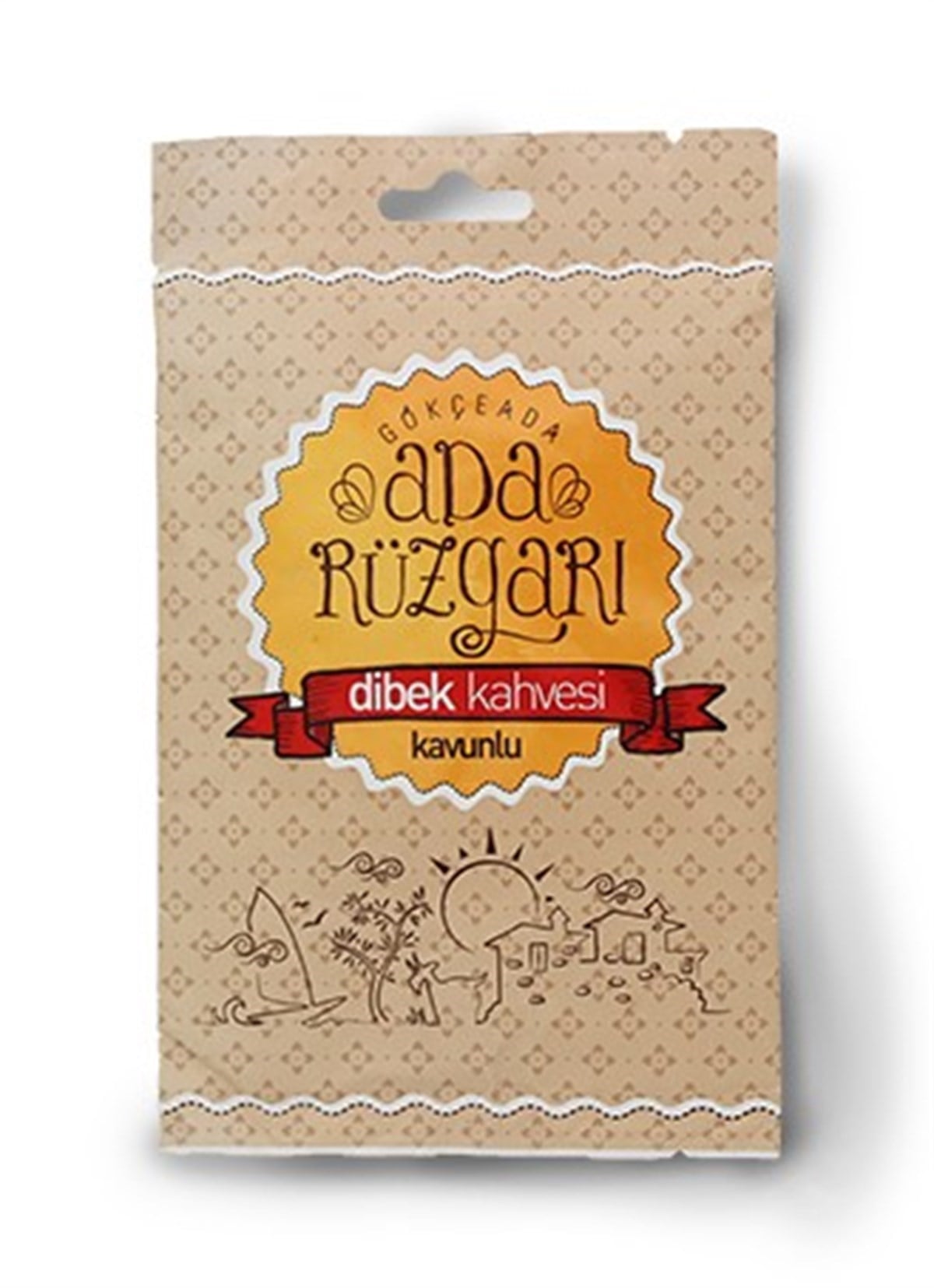 Gökçeada Kavunlu Dibek Kahvesi Paket 100 gr.