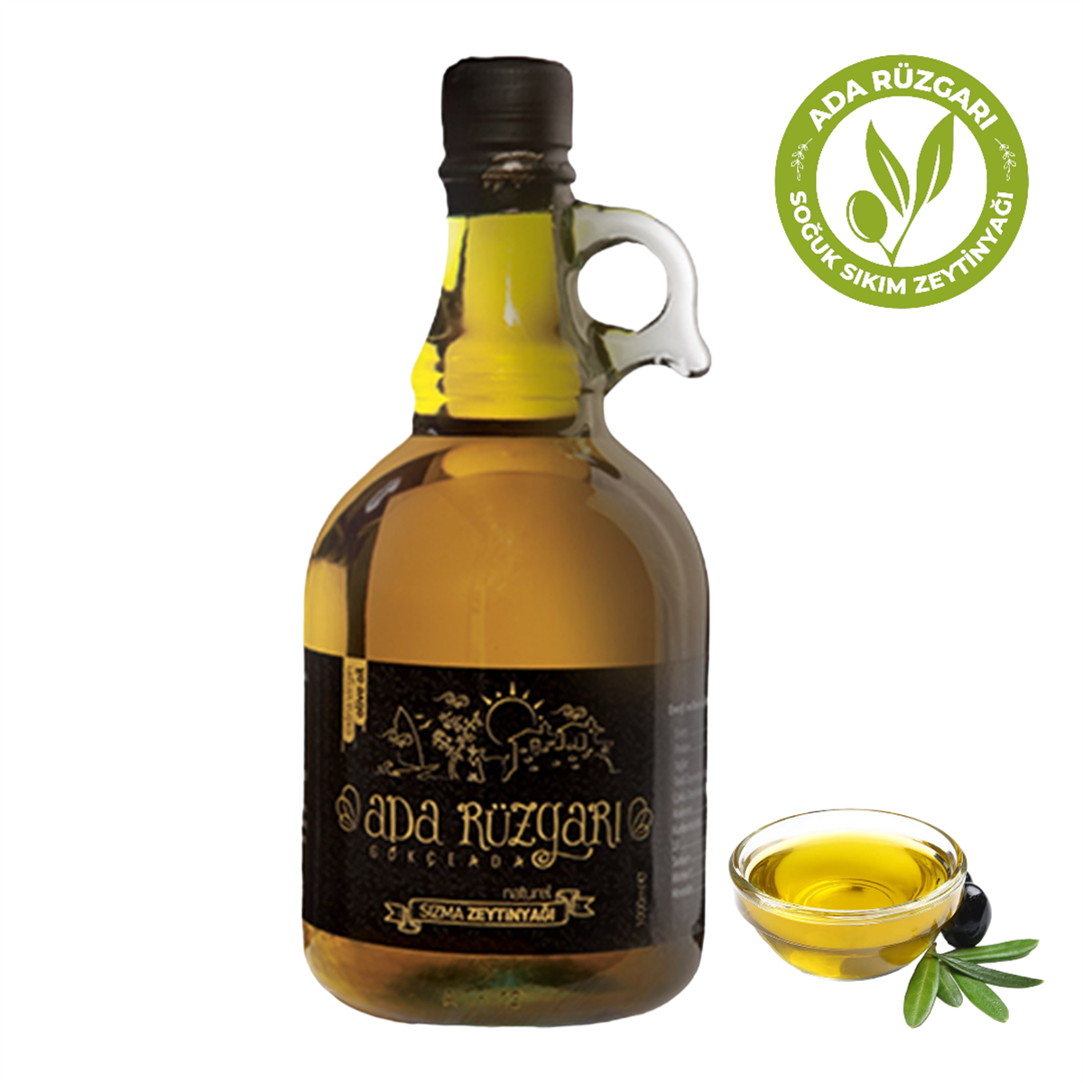 Gökçeada Naturel Sızma Zeytinyağı (Galon) 1 Lt.